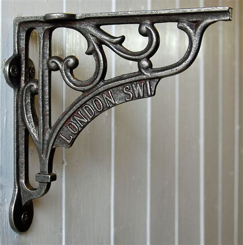 vintage metal wall brackets|antique display wall brackets.